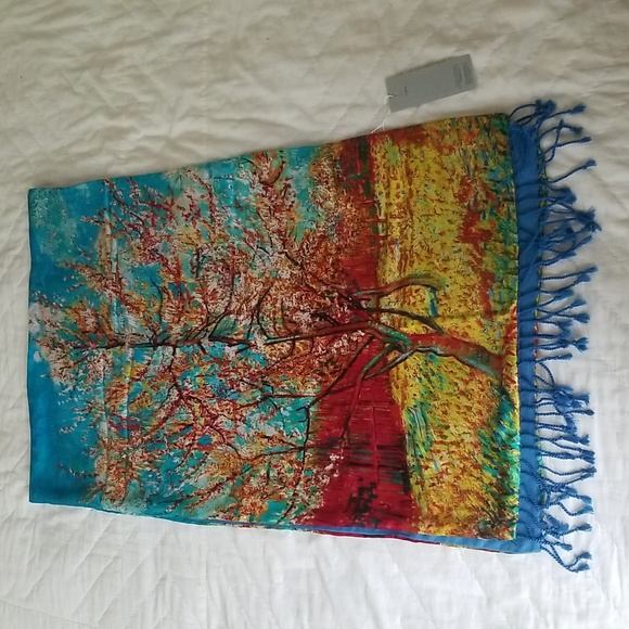 100%Silk NWT Scarf/Wrap/Table Runner Etc.. - Picture 7 of 11